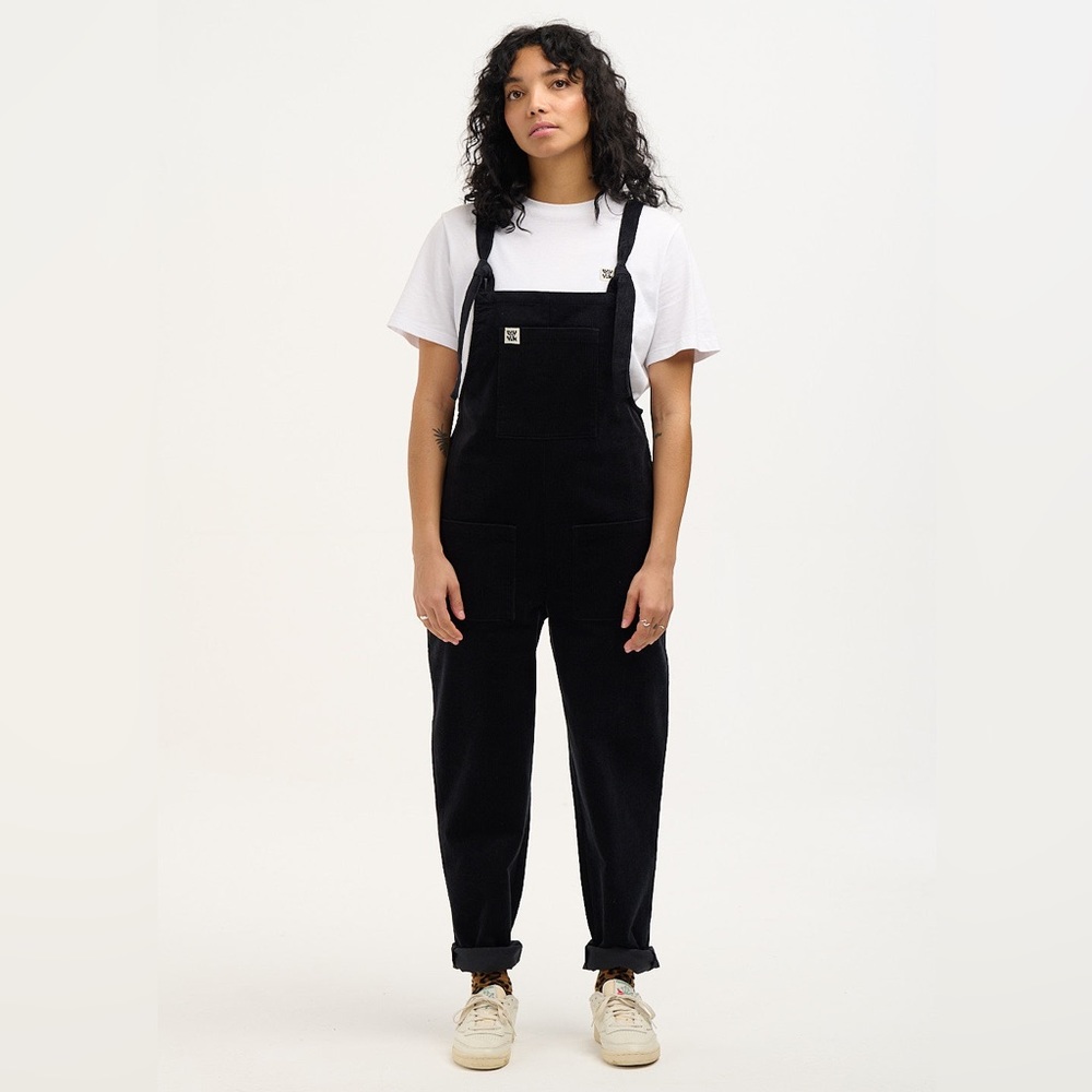 NWT Lucy & Yak Black Corduroy Dungarees